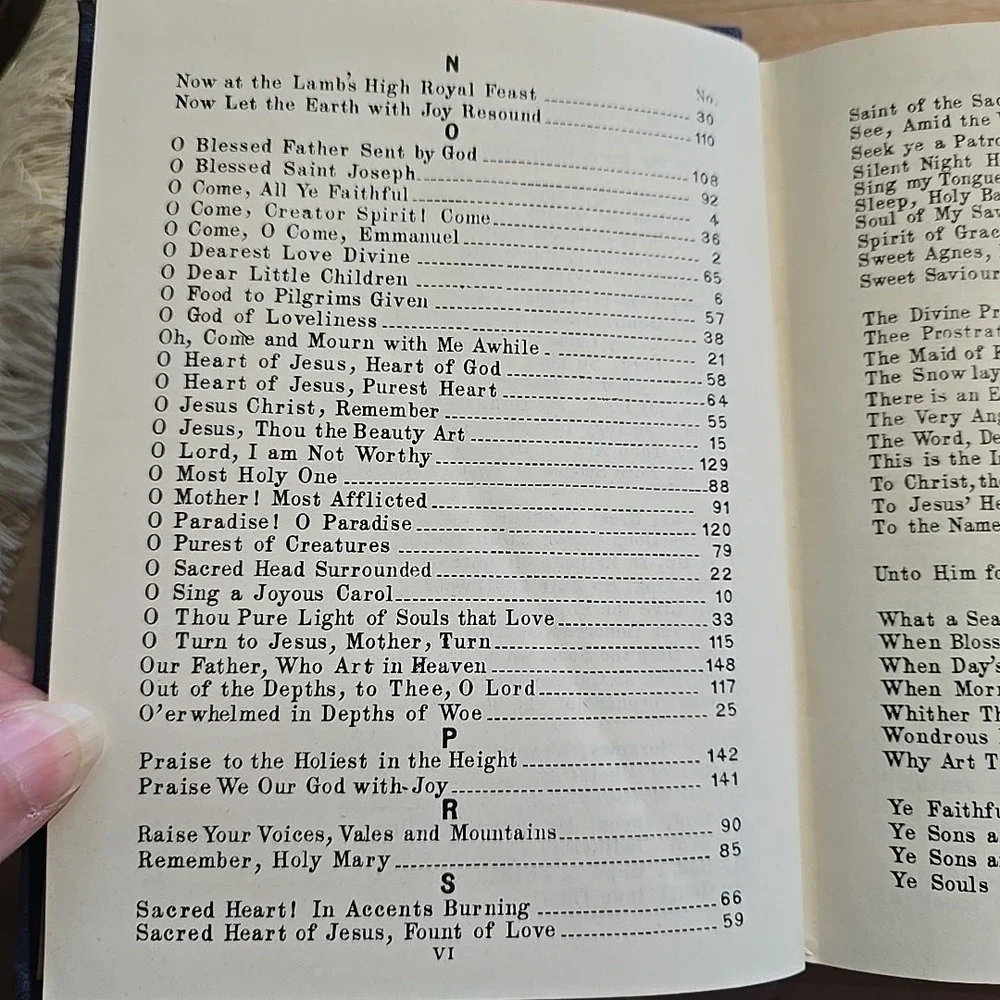 Vintage St. Gregory Hymnal & Catholic Choir Book 1947 Melody Edition Sheet Music